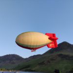 pictures of the blimp above lake buttermere 2023